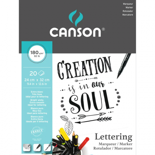 BLOCCO PER LETTERING DA 20 FOGLI - CANSON