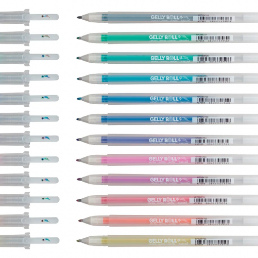 Alternative view of PENNE GEL GLITTER PACK DA 12 - SAKURA