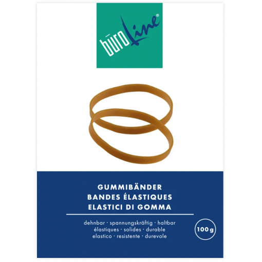 ELASTICI MARRONI 30MM PACK DA 100GR - BUROLINE