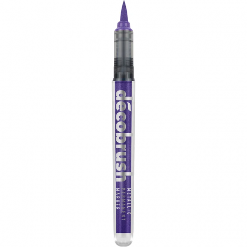 PENNA DECO BRUSH METALLICA VIOLA - KARIN