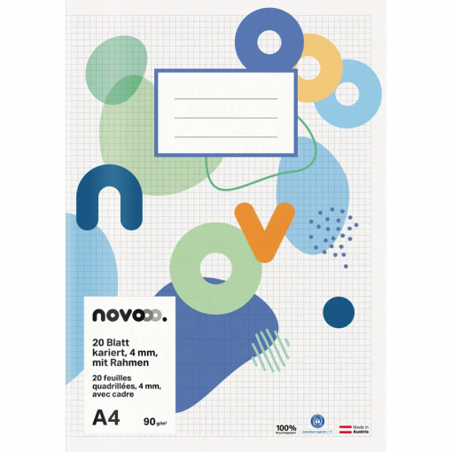 QUADERNO A QUADRETTI CON BORDI - NOVOOO